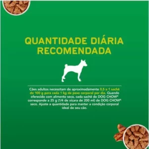 Ração Úmida Nestlé Purina Dog Chow Sachê Carne para Cães Adultos